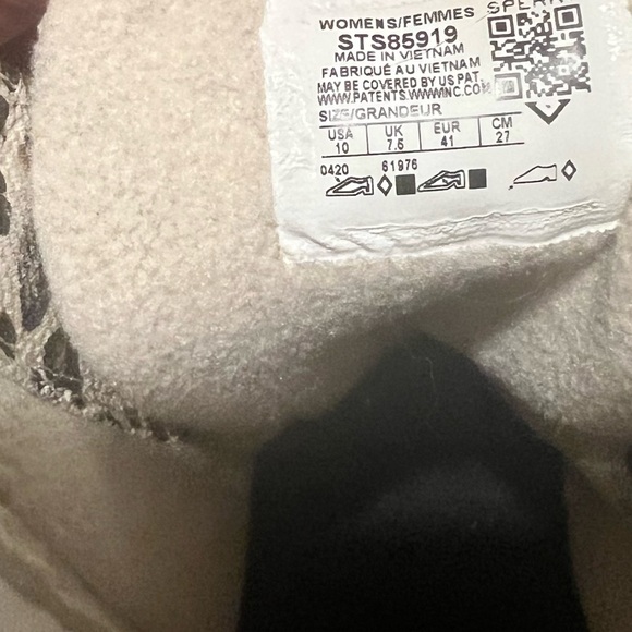 Sperry WOMEN'S SALTWATER WATERPROOF Leopard DUCK BOOT - Sz. 10 - Picture 10 of 12